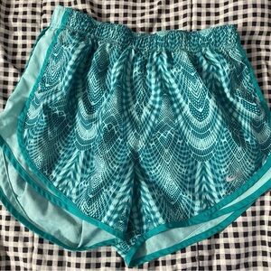 Nike Women's Turquoise Athletic Shorts